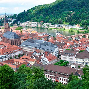Blick auf Heidelberg